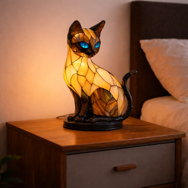 Handmade Cat Lamps